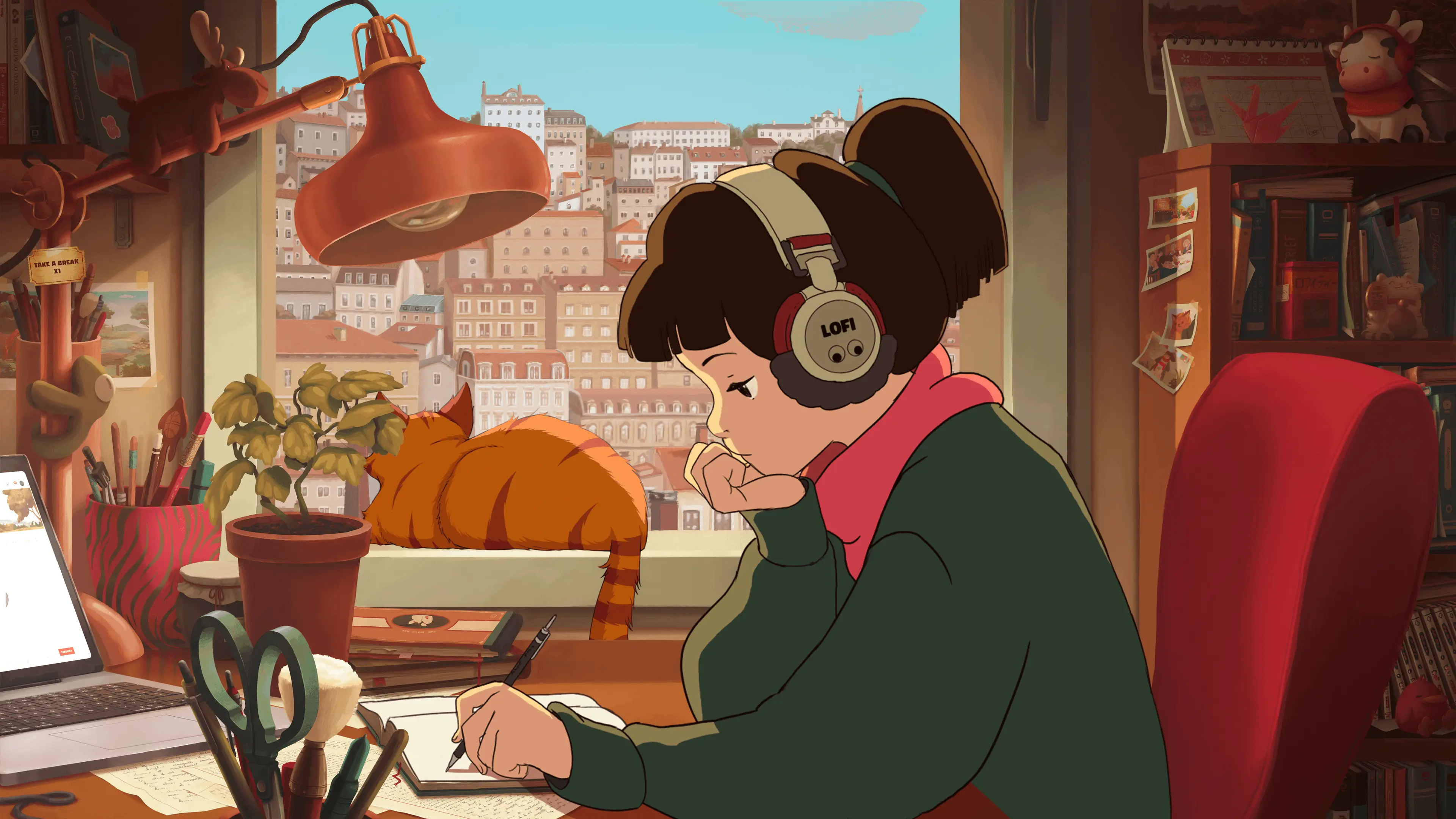 Lo-Fi study room reference